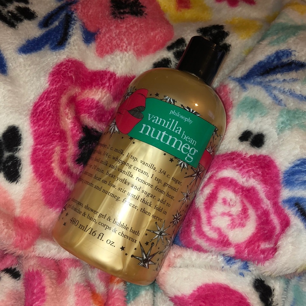 philosophy shampoo, shower gel and bubble bath